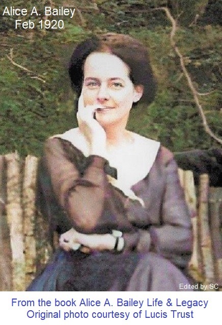 alice bailey in 1920 at theosophical hq krotona