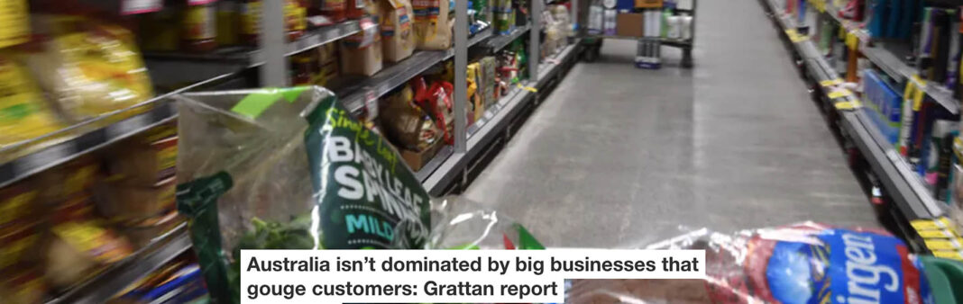 Australia Isn’t Dominated By Big Businesses That Gouge Customers: Grattan Report