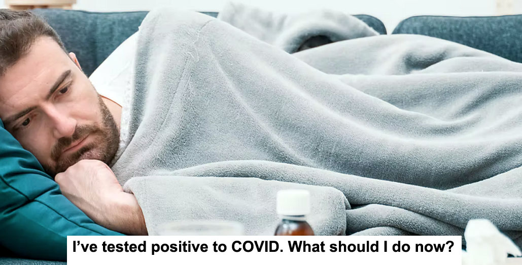 i’ve tested positive to covid. what should i do now?