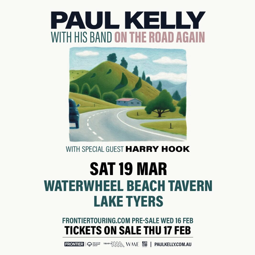 paul kelly adds lake tyers to on the road again tour!