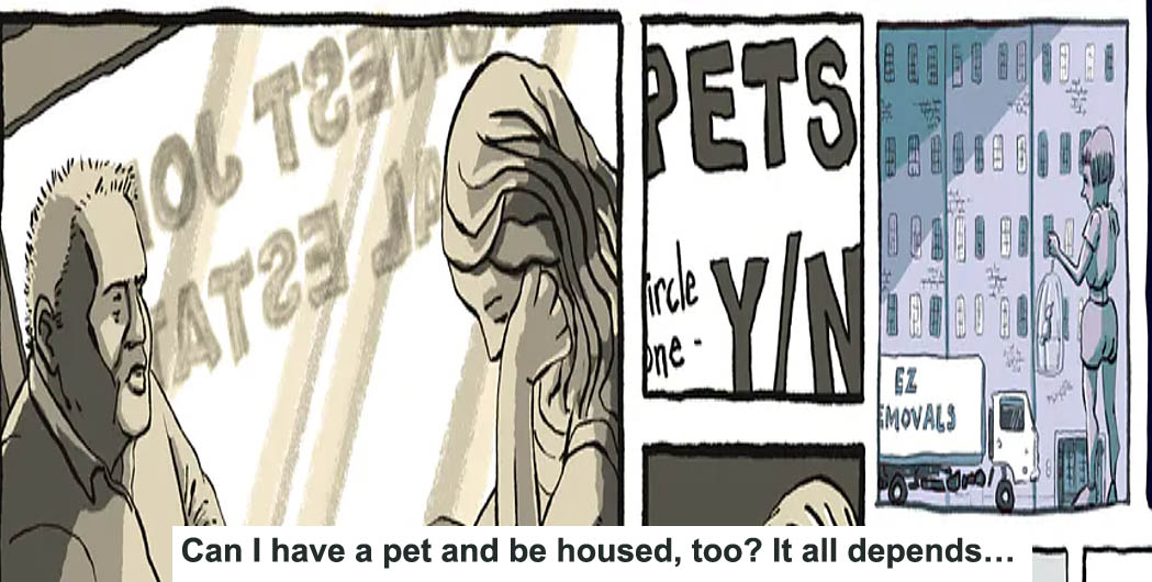 can i have a pet and be housed, too? it all depends…
