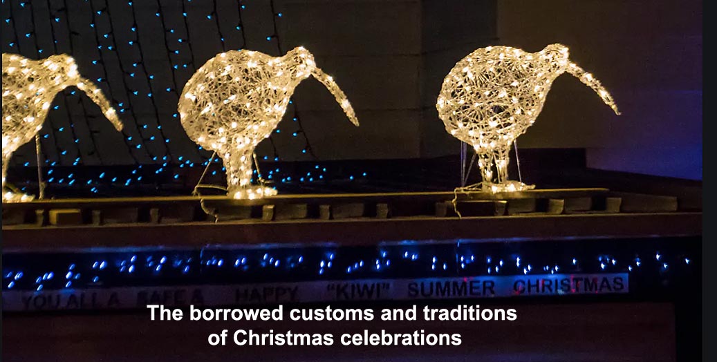 the borrowed customs and traditions of christmas celebrations