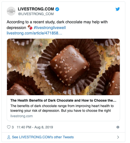 no, eating chocolate won’t cure depression