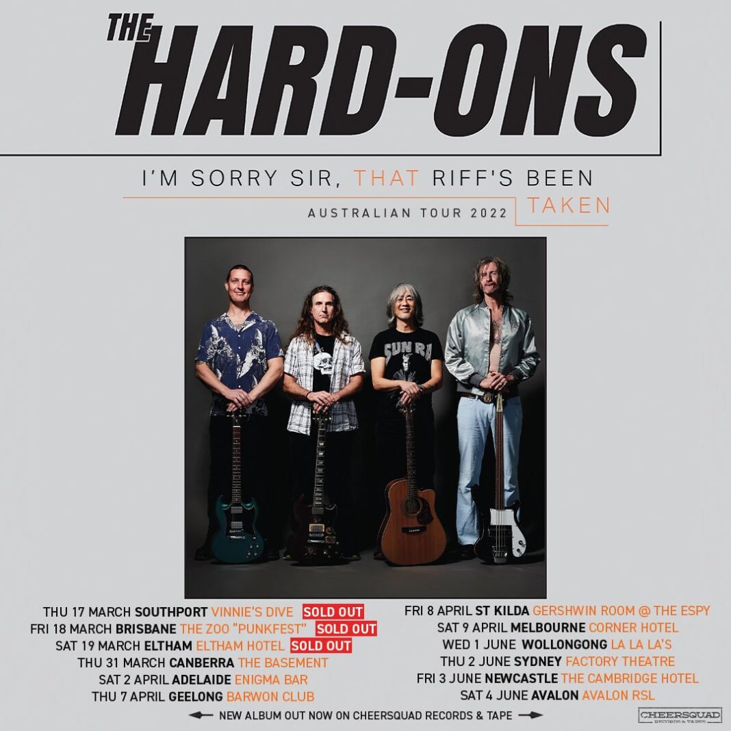 hard-ons postpone nsw shows due to covid
