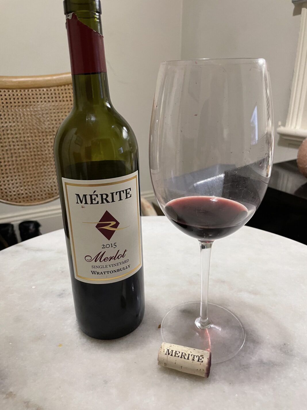 merite single vineyard 2015 wrattonbully merlot