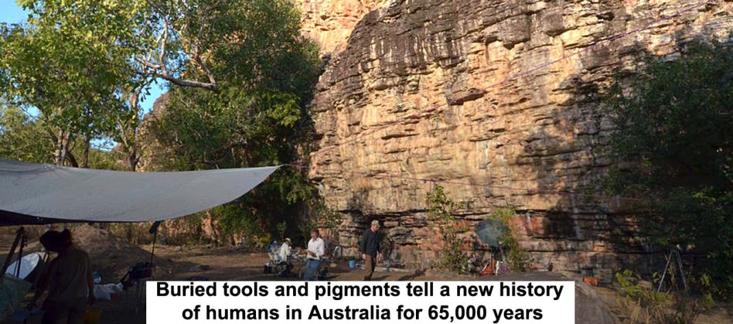 buried tools and pigments tell a new history of humans in australia for 65,000 years